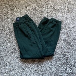 GAP Kids Forest Green Fleece Joggers